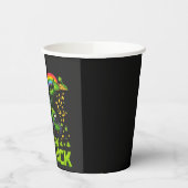 私の運の掘削機おもしろいを押す聖パトリックの日 紙コップ (左)