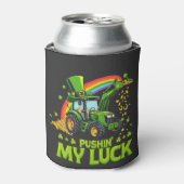 私の運の掘削機おもしろいを押す聖パトリックの日 缶クーラー (缶正面)