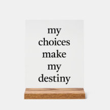 私の運命のアクリルのサイン