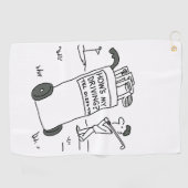私の運転は？ゴルフおもしろいマンガゴルフタオル ゴルフタオル (横)