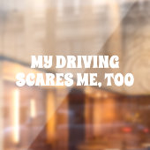 私の運転も怖い ウィンドウサイン (シート2)