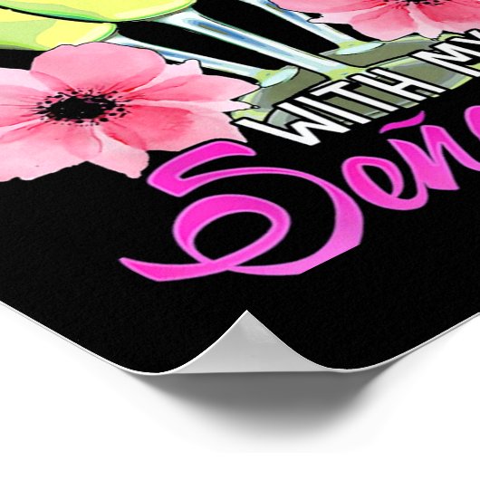 私の過敏でマルガリータを飲む ポスター (角)