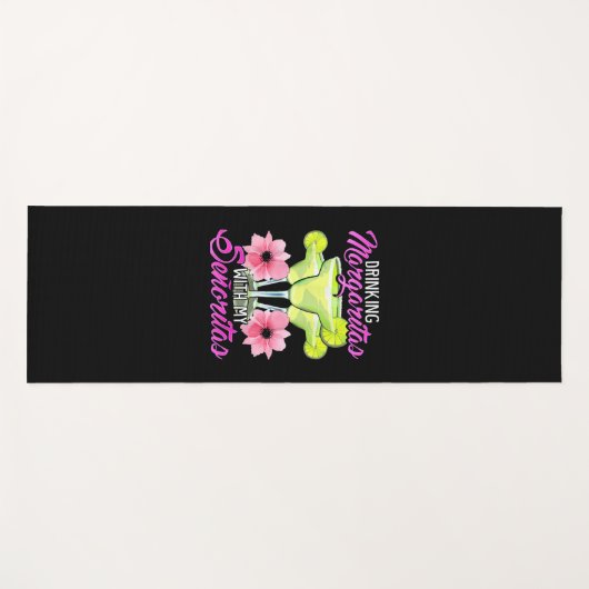 私の過敏でマルガリータを飲む ヨガマット (正面(横))