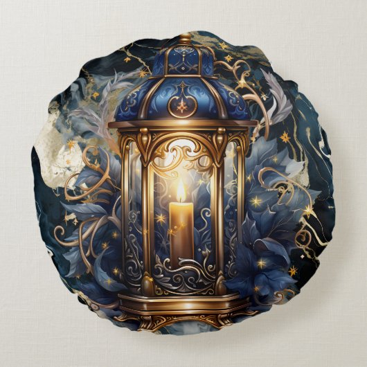 私の道に輝きを丸いクッション ラウンドクッション (裏面)