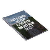 私の道は違うな引用文です ノートブック (右側)