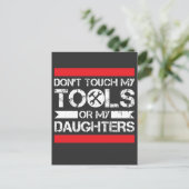 私の道具や娘のTouchを整備士しない ポストカード (スタンド正面)