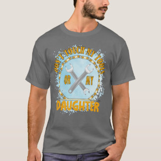 私の道具や娘をtouchしない tシャツ