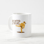 私の道場のkatateの戦いのデザインに歩んで下さい コーヒーマグカップ (正面左)