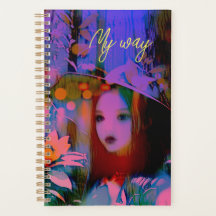 私の道、美しい女性の抽象芸術