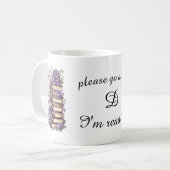 私の遠くに家に行読く コーヒーマグカップ (正面左)