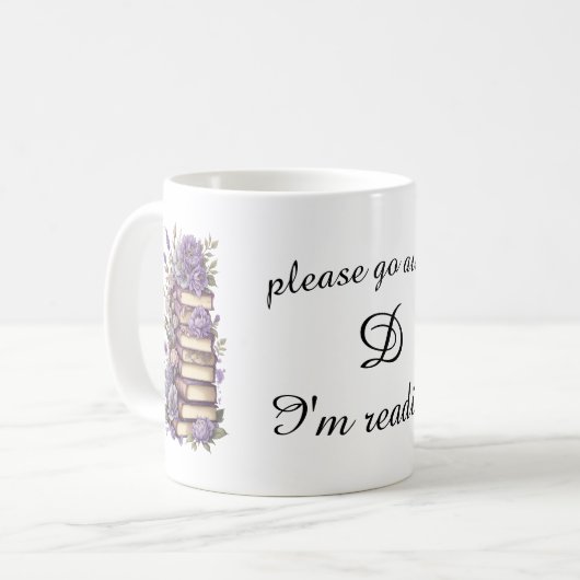 私の遠くに家に行読く コーヒーマグカップ (正面左)