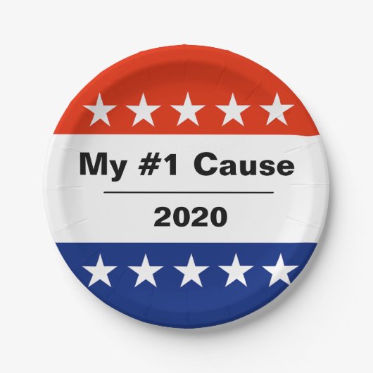 私の選挙号2020 ペーパープレート (正面)