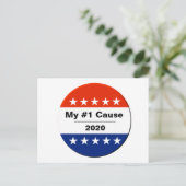 私の選挙号2020 ポストカード (スタンド正面)