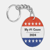 私の選挙号2024 キーホルダー (正面左)
