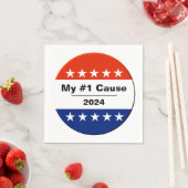 私の選挙号2024 スタンダードカクテルナプキン (インサイチュ)