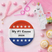 私の選挙号2024 ペーパープレート (パーティー)