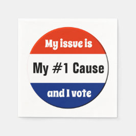 私の選挙投票者 スタンダードカクテルナプキン