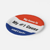 私の選挙投票者 ペーパープレート (アングル)