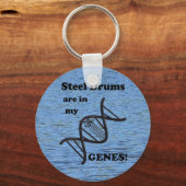 私の遺伝子には鋼鉄のドラムがある キーホルダー (正面)