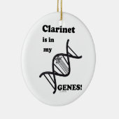 私の遺伝子のクラリネット セラミックオーナメント (右)