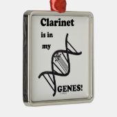 私の遺伝子のクラリネット メタルオーナメント (右)