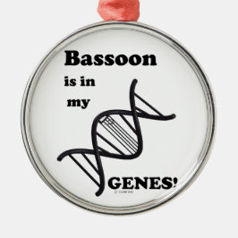 私の遺伝子のバスーン メタルオーナメント
