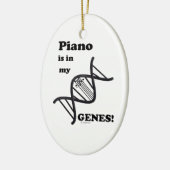 私の遺伝子のピアノ セラミックオーナメント (左)