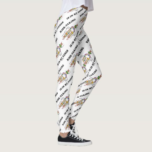 私の遺伝子の中でリスクテイクがDNA複製ユーモア レギンス (右)