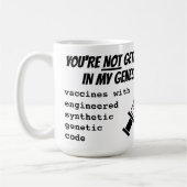 私の遺伝子 コーヒーマグカップ (左)