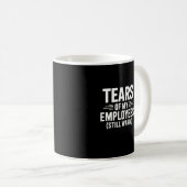 私の部下たちの涙 面白い上司の日 コーヒーマグカップ (正面右)