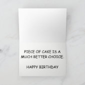 私の部分にバースデー・カードを取ります カード (内部)