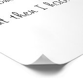 私の部屋は清潔なプリント ポスター (角)