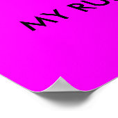 私の部屋、私のルールのポスター ポスター (角)