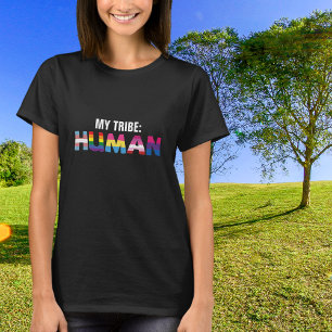 私の部族は人間を含む Tシャツ