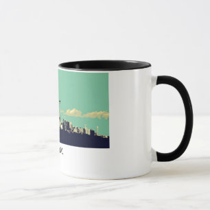 私の都市コーヒー・マグ マグカップ