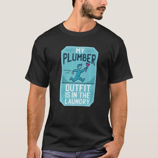 私の配管工の服は洗濯管の専門家Plにある Tシャツ (正面)