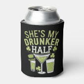 私の酔っ払い半分のSt patricksの一致するカップルを見る 缶クーラー (缶正面)