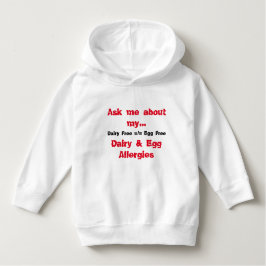 私の酪農場及び卵のアレルギーについて私に尋ねて下さい トドラーTシャツ