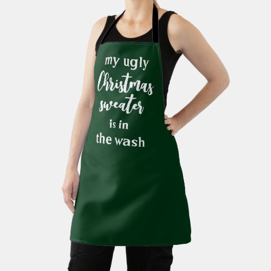 私の醜いクリスマスセーターはウォッシュエプロンにある エプロン (インサイチュ)