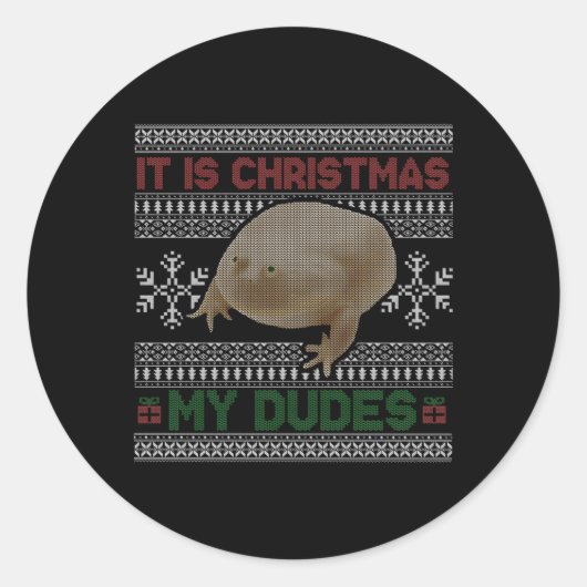 私の醜い水曜日の私の男だ ラウンドシール (正面)