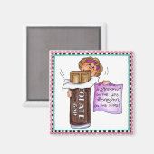 私の重量磁石を見ながら マグネット (正面/裏面)