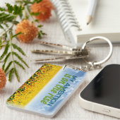 私の野心は高まっているモチベーション肯定 キーホルダー (正面右)