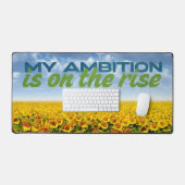 私の野心は高まっているモチベーション肯定 デスクマット (キーボード&マウス)