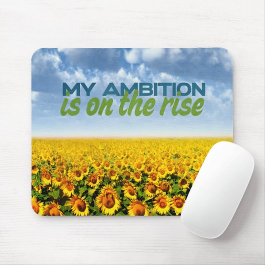 私の野心は高まっているモチベーション肯定 マウスパッド (マウス)