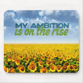 私の野心は高まっているモチベーション肯定 マウスパッド (正面)