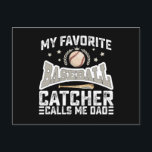 私の野球お気に入りのの捕手は私をパパ父と呼ぶ ポストカード<br><div class="desc">私の野球お気に入りのの捕手は私をパパ父と呼ぶ</div>