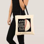 私の野球お気に入りの選手はおばあちゃんを呼ぶ トートバッグ (正面(商品))