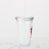 私の野球で母のエラヴィンテージレトロチーム名 アクリルタンブラー (右)