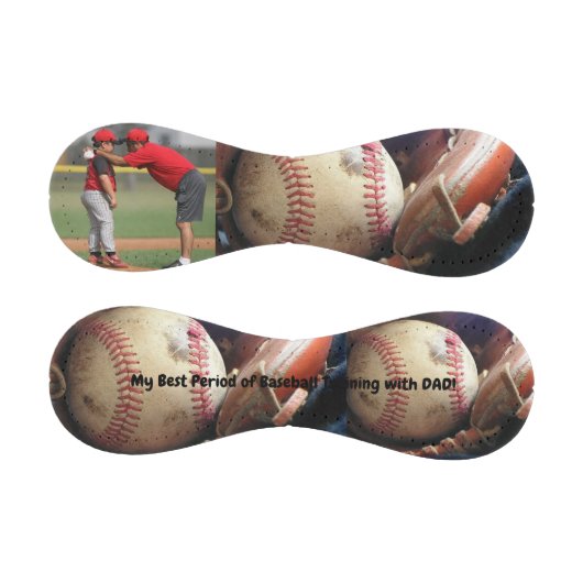 私の野球トレーニングとパパ 野球ボール (パネル)