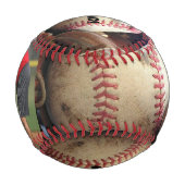 私の野球トレーニングとパパ 野球ボール (正面)